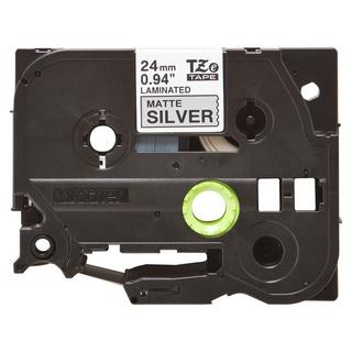 brother  Nastro metallico  TZe TZe-M951 Colore Nastro: Argento (opaco) Colore carattere:Nero 24 mm 8 m 