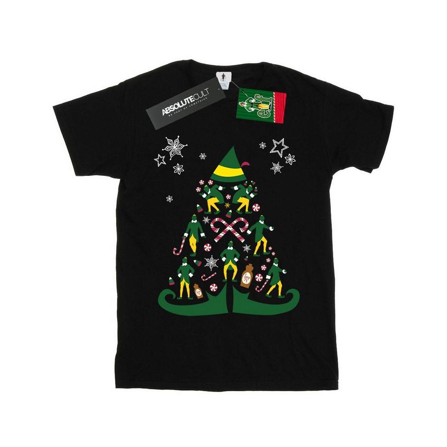 Elf T-shirt Arbre de Noël  