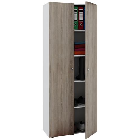 VCM Armoire de bureau en bois Livres Classeurs Armoire de bureau Meubles de classement Vandol  