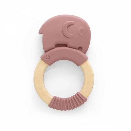 sebra  Anneau de dentition Fanto en silicone rose 