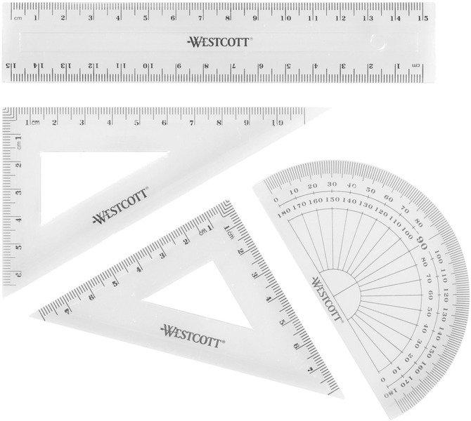WESTCOTT WESTCOTT Geometrie-Set  4-teilig  
