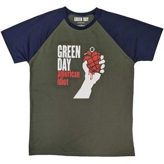 Green Day American Idiot T-shirt Maniche Raglan  