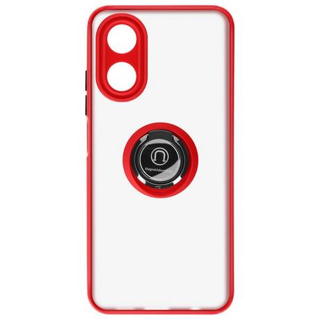 Avizar  Coque Support Oppo A17 Antichoc Rouge 