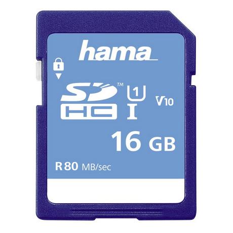 hama  Hama 00181094 Speicherkarte 16 GB SDHC UHS-I Klasse 10 