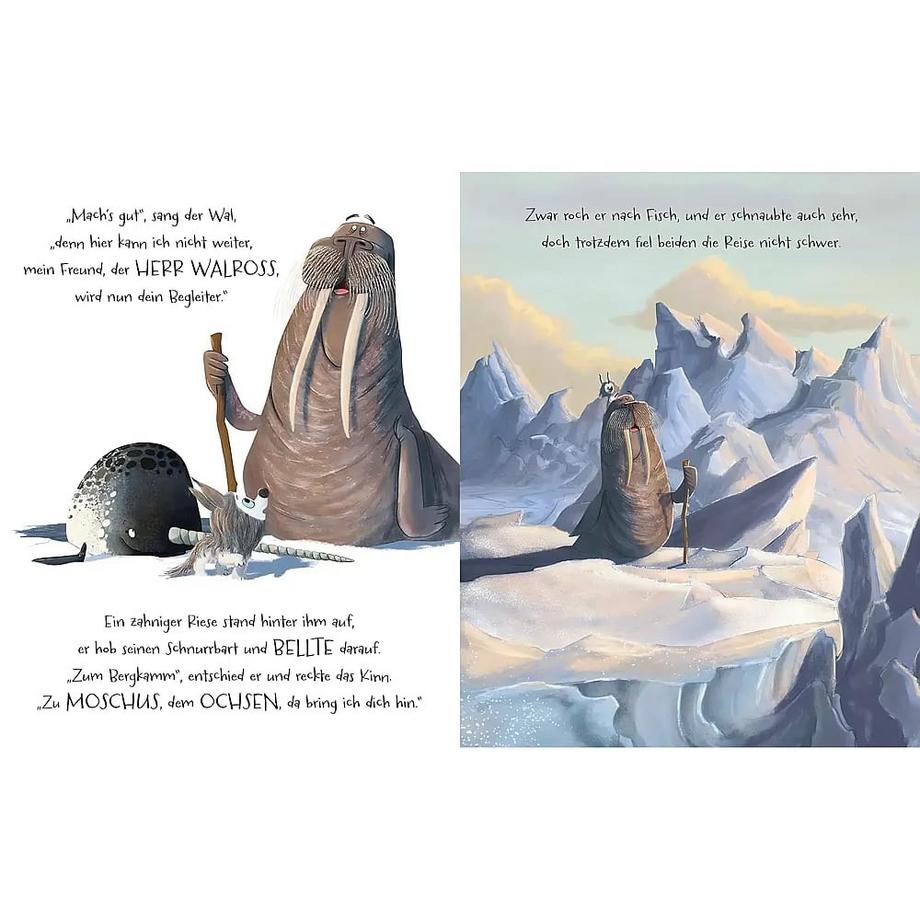 Kleiner Wolf in weiter Welt Bright, Rachel; Jüngert, Pia (Übersetzung); Field, Jim (Illustrationen) Gebundene Ausgabe 