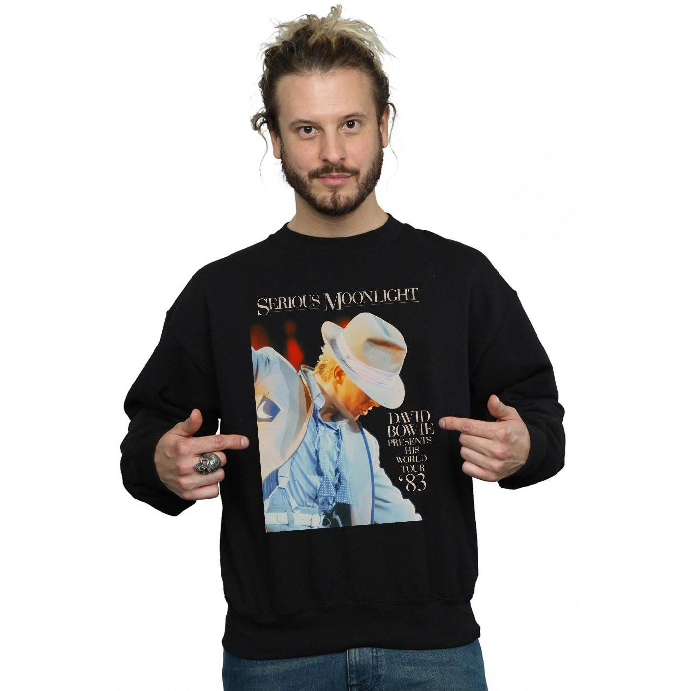 David Bowie Felpa Serious Moonlight  