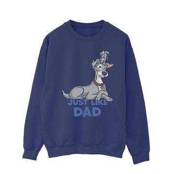 Lady And The Tramp Just Like Dad Sweatshirt