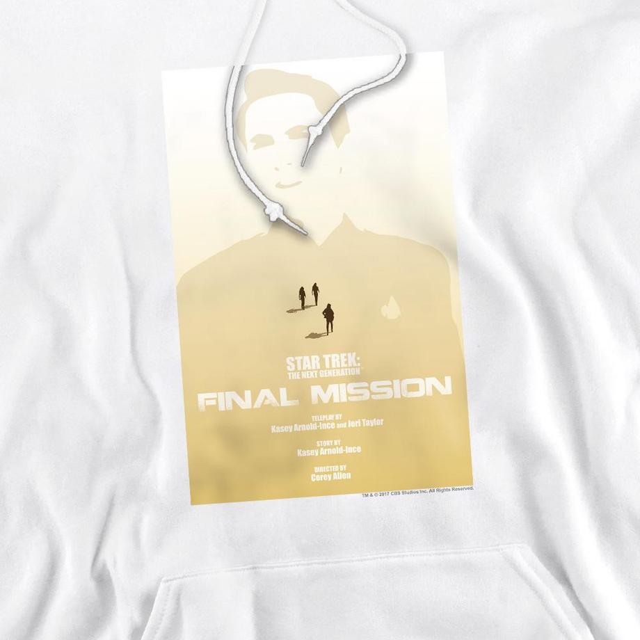 Star Trek The Next Generation Season 4 Episode 9 Felpa con cappuccio  