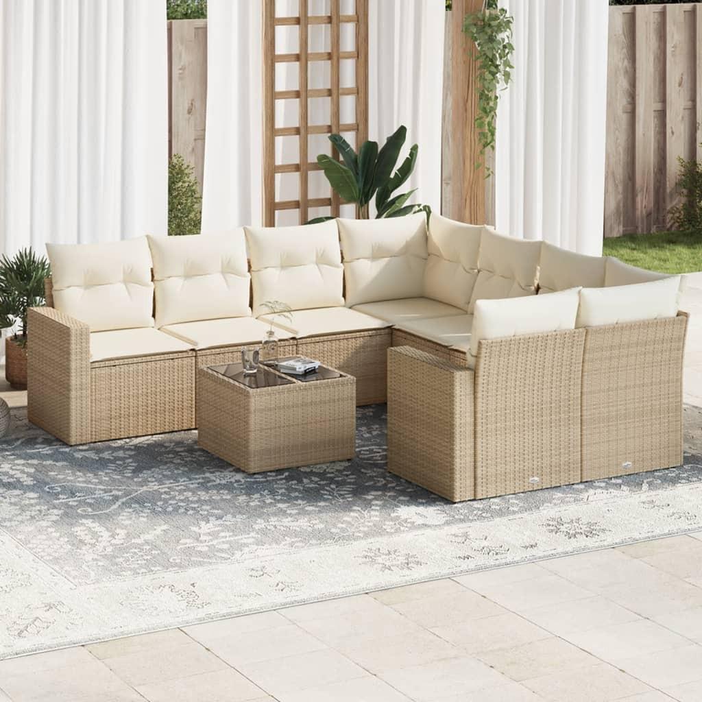 VidaXL Garten sofagarnitur poly-rattan  