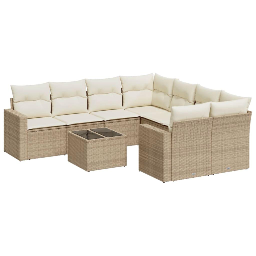 VidaXL Garten sofagarnitur poly-rattan  