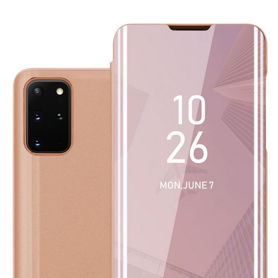 Cadorabo  Hülle für Samsung Galaxy S21 PLUS Spiegel Standfunktion 360 Grad Schutz 