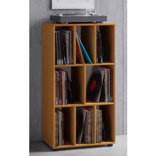 VCM Holz Schallplattenregal | Raumteiler | Maße H. 114 x B. 60 x T. 40 cm | Medienregal - Schaltino  