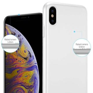 Cadorabo  Housse compatible avec Apple iPhone XS MAX - Hard Case Coque de protection d'aspect métallique contre les rayures et les chocs 