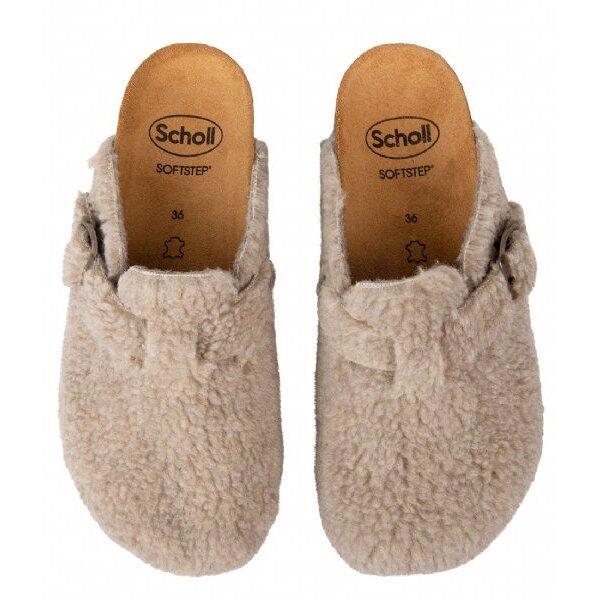 Scholl  sandalen für en fae synthetic fur 