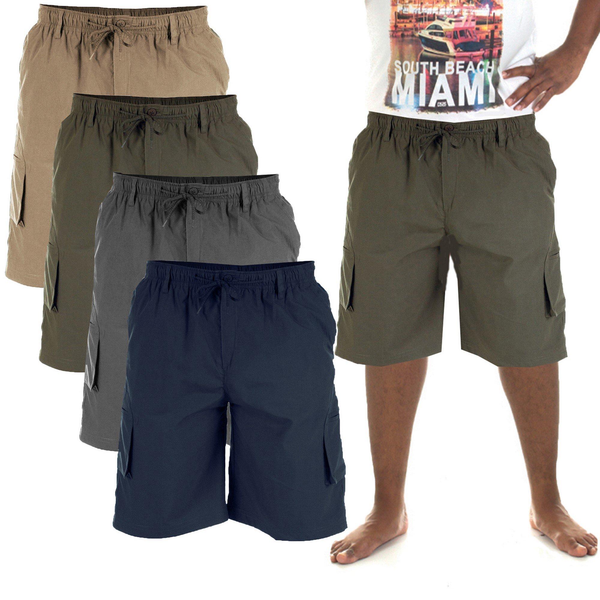 Duke  Nick D555 Gummizug in der Taille Cargo-Shorts 