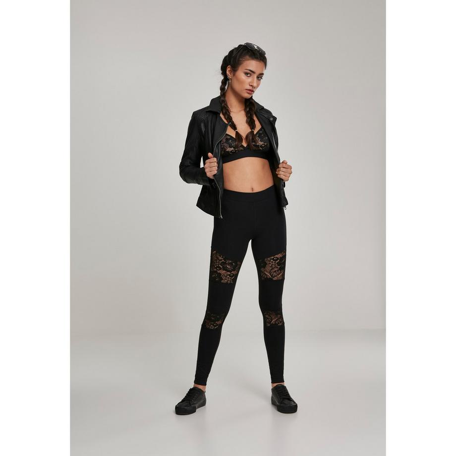 URBAN CLASSICS Schnürsenkel Einsatz Leggings  