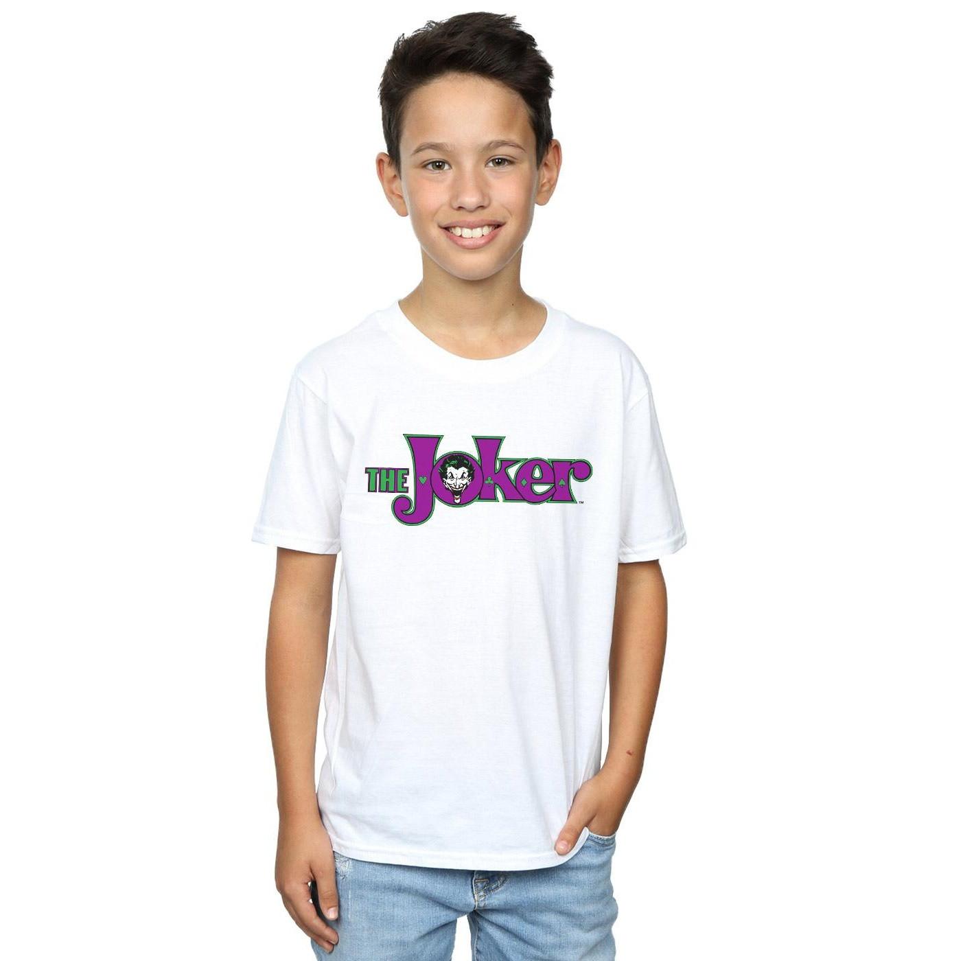 DC COMICS  The Joker Text Logo TShirt 