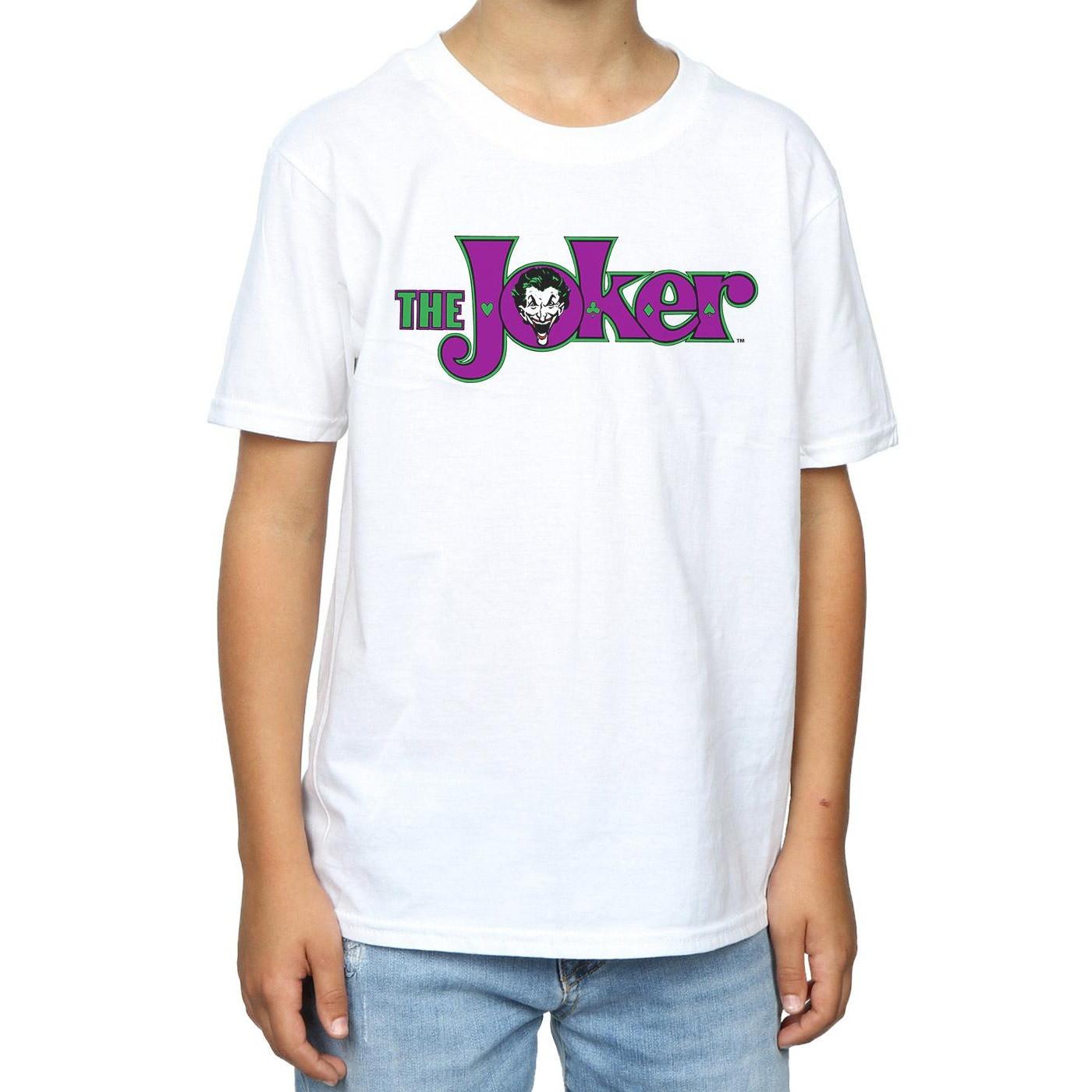 DC COMICS  Tshirt THE JOKER TEXT LOGO 