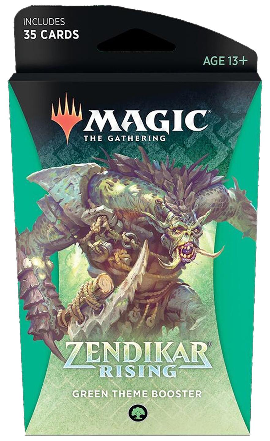 Wizards of the Coast  Theme Booster Zendikar Rising: Green  - Magic the Gathering - EN 