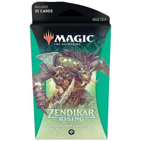 Wizards of the Coast  Theme Booster Zendikar Rising: Green  - Magic the Gathering - EN 