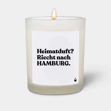 Bougie parfumée blanche Flowery Heimatduft? Riecht nach Hamburg.