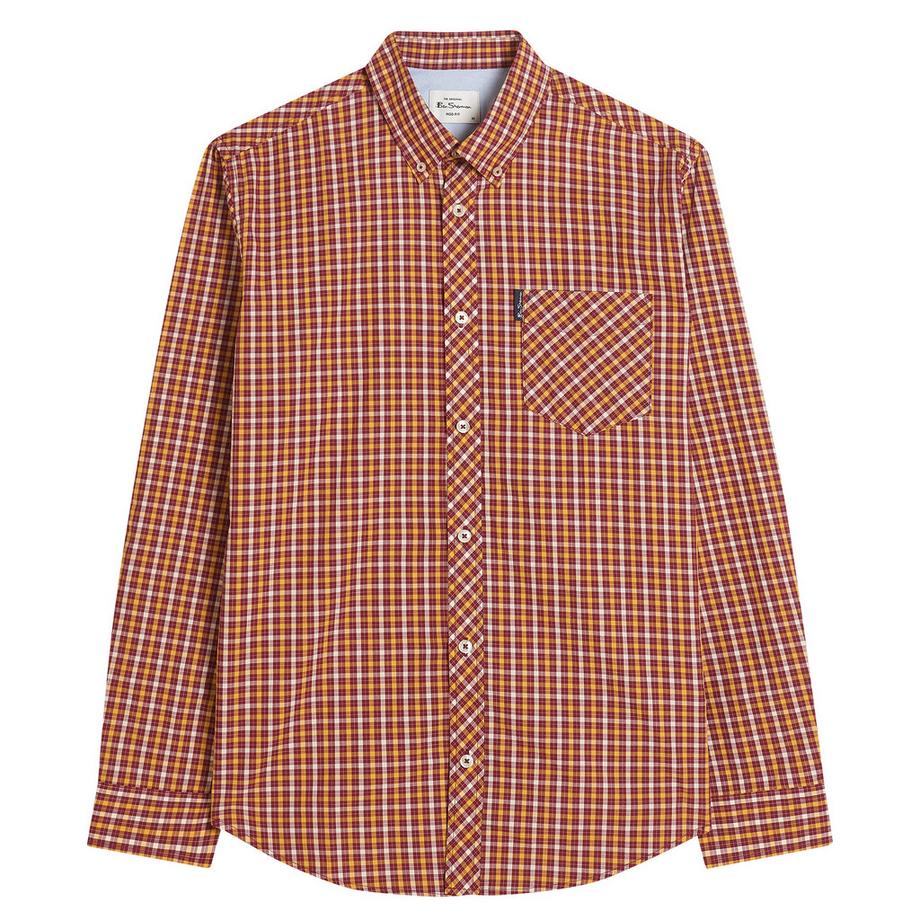 Chemise manches longues motiftyle à carreaux SIGNATURE