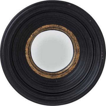 Specchio convesso nero Ø48cm