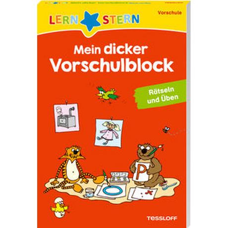 LERNSTERN. Mein dicker Vorschulblock Keicher, Dr. Ursula; Dilg, Sonia (Illustrationen) Copertina rigida 