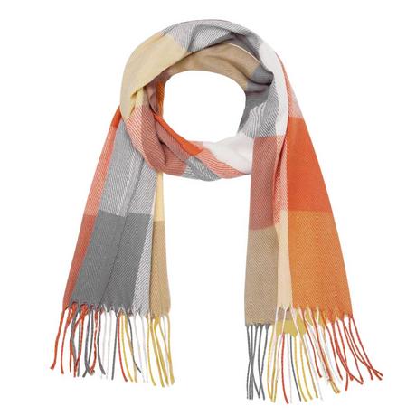 Only-bags.store Karierter Oversized Quadratischer Decken Schal Fransen  