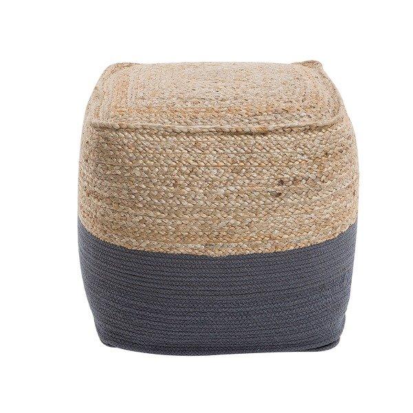 Beliani Pouf en Coton Scandinave KIRAMA  