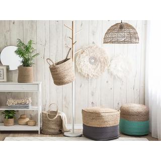 Beliani Pouf en Coton Scandinave KIRAMA  