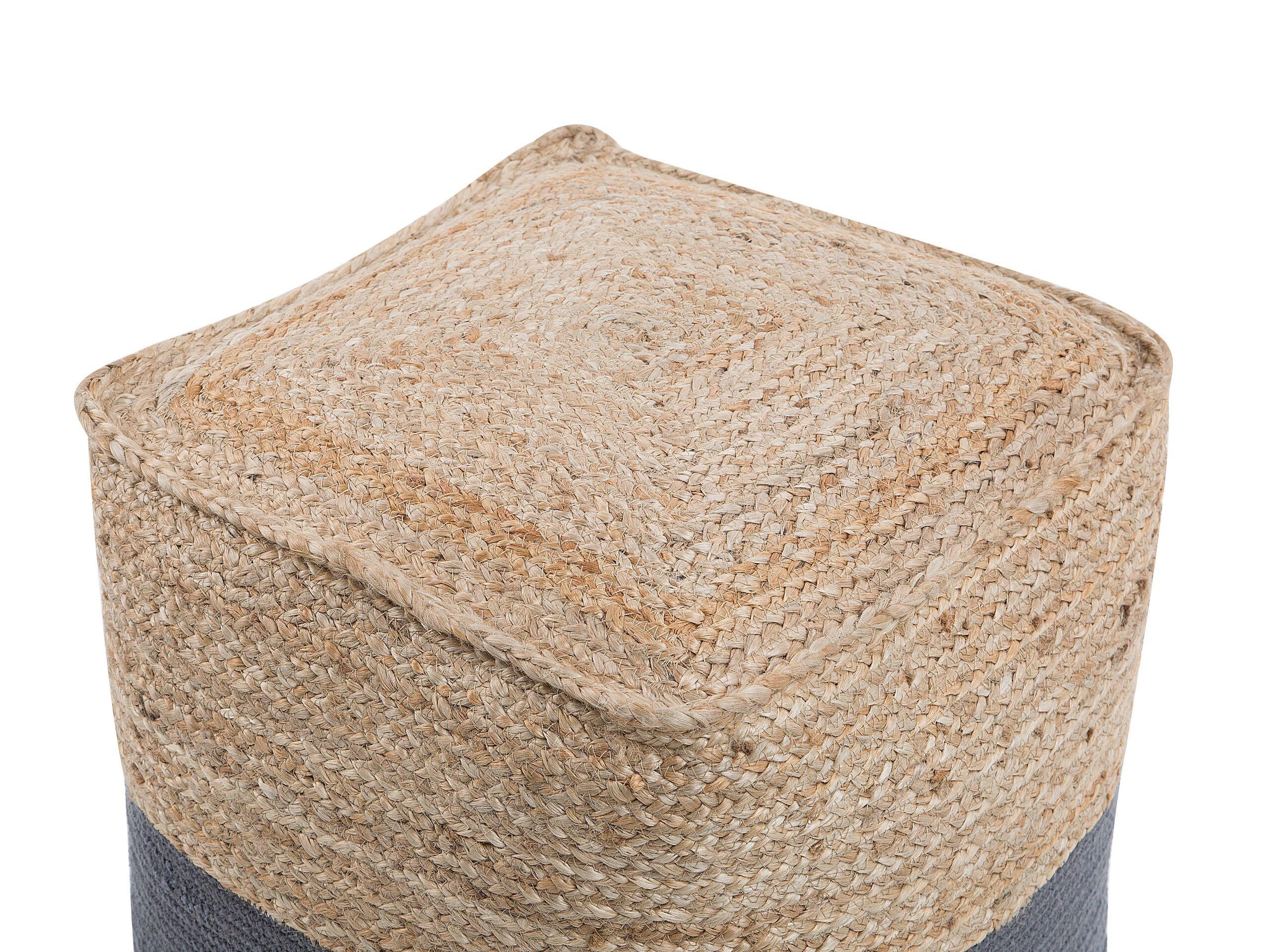 Beliani Pouf en Coton Scandinave KIRAMA  