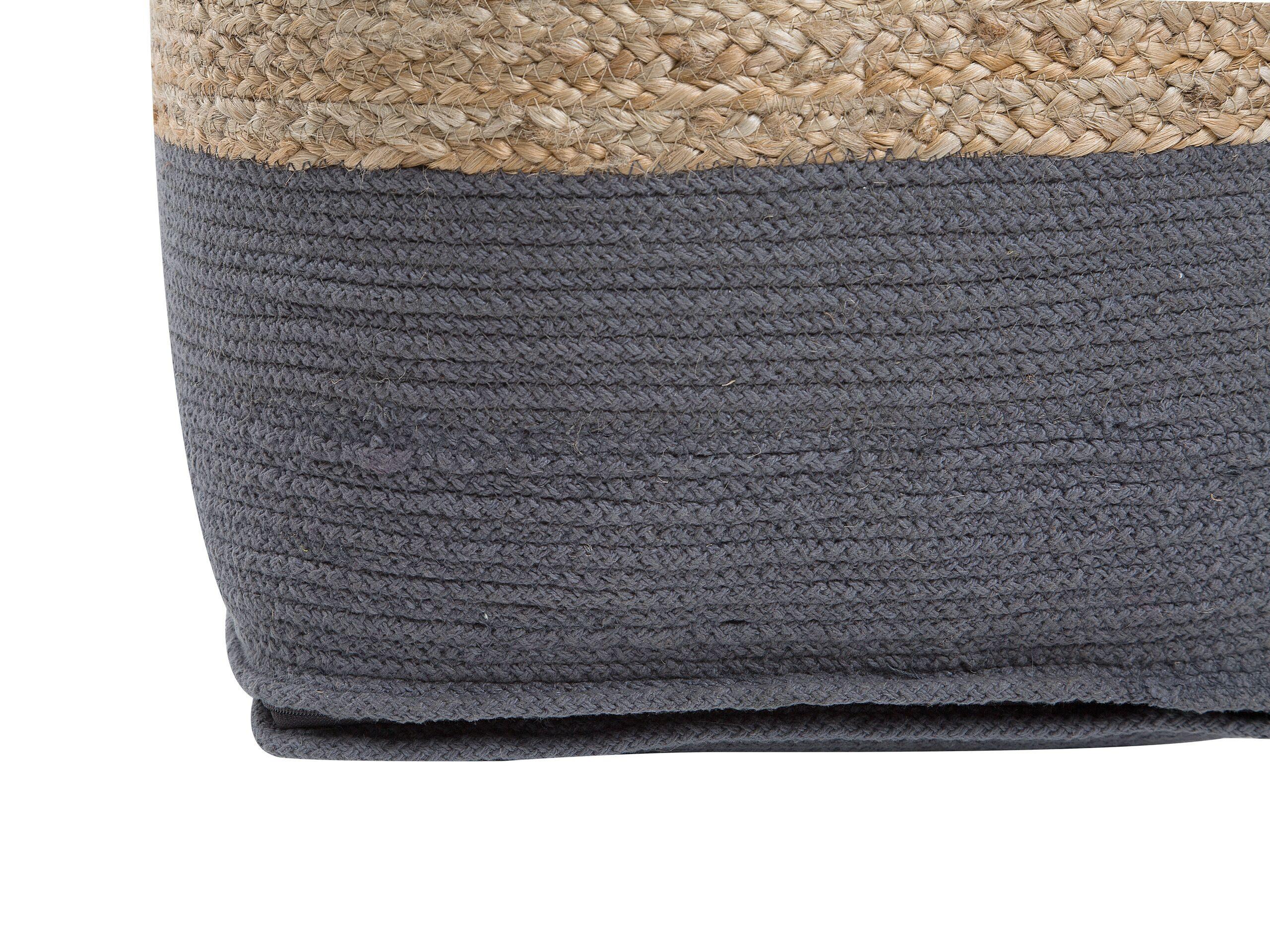 Beliani Pouf aus Baumwolle Skandinavisch KIRAMA  