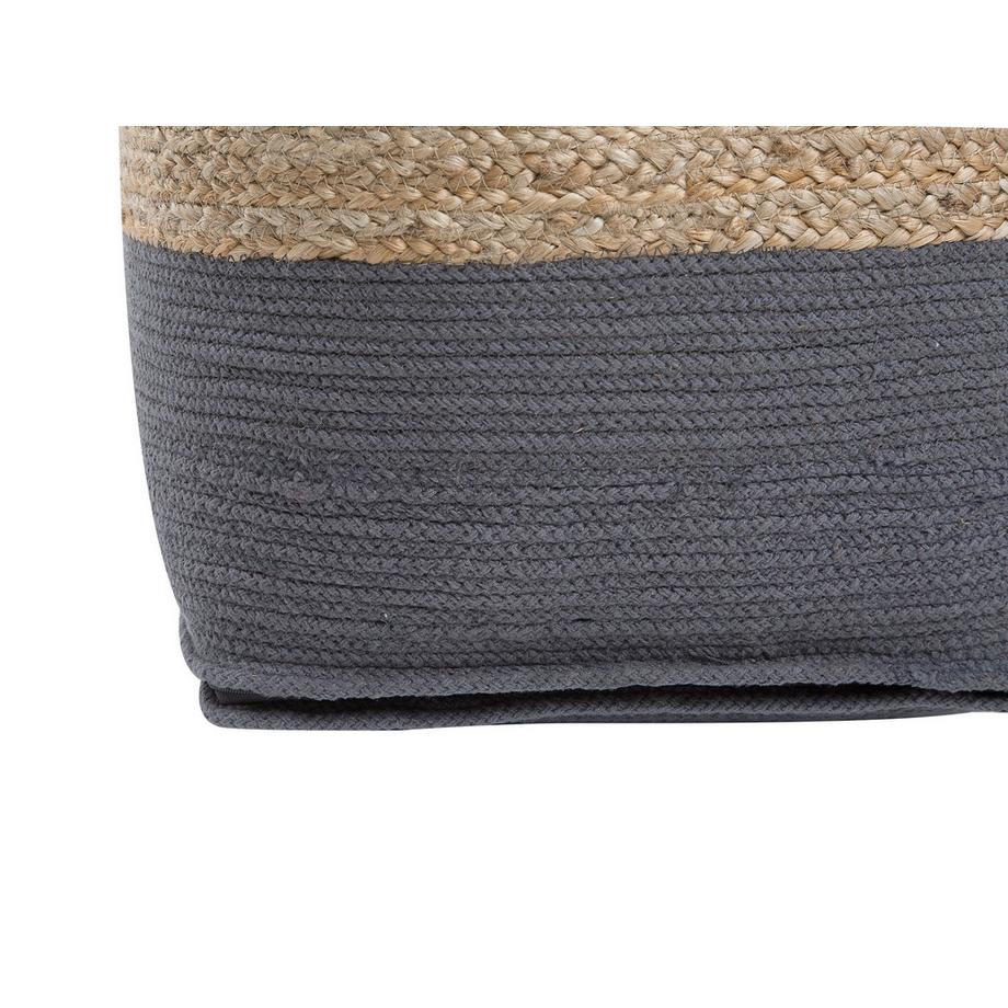 Beliani Pouf en Cotone Scandinavo KIRAMA  