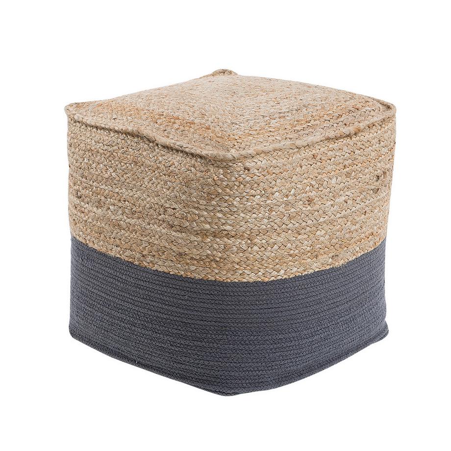 Beliani Pouf en Cotone Scandinavo KIRAMA  