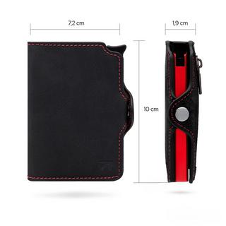 Only-bags.store ID-Karten- und Ausweishalter mit RFID-Schutz und Geldklammer  