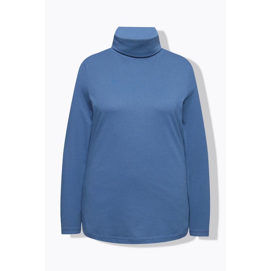 Ulla Popken T-shirt col roulé manches longues Slim Fit  