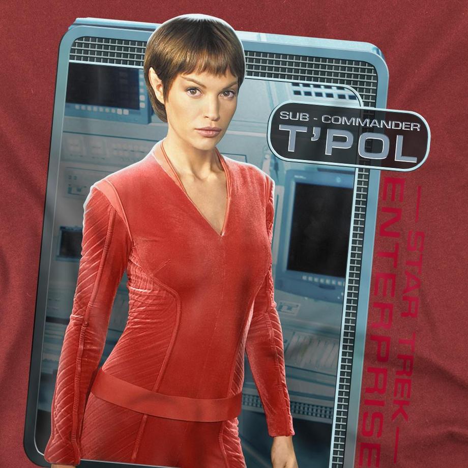 Star Trek Star Trek Enterprise T'Pol T-Shirt Stampa Grafica  