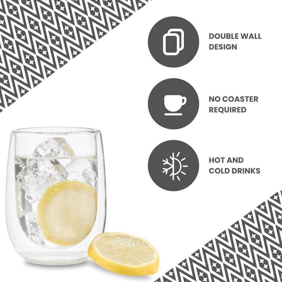 Uberstar Glas Doppelwandig 2er-Set 300ml  