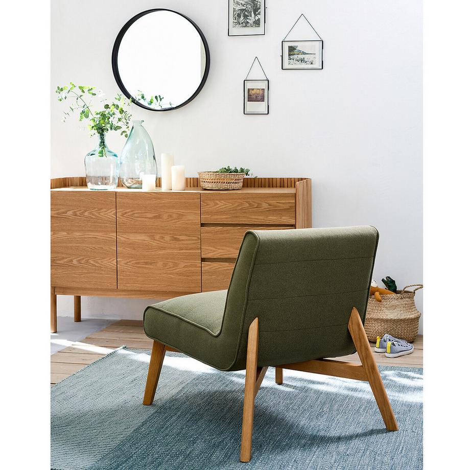 La Redoute Intérieurs Miroir rond noir Ø55 cm  