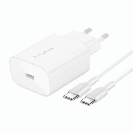belkin  Chargeur avec Câble USB-C 25W, Belkin 
