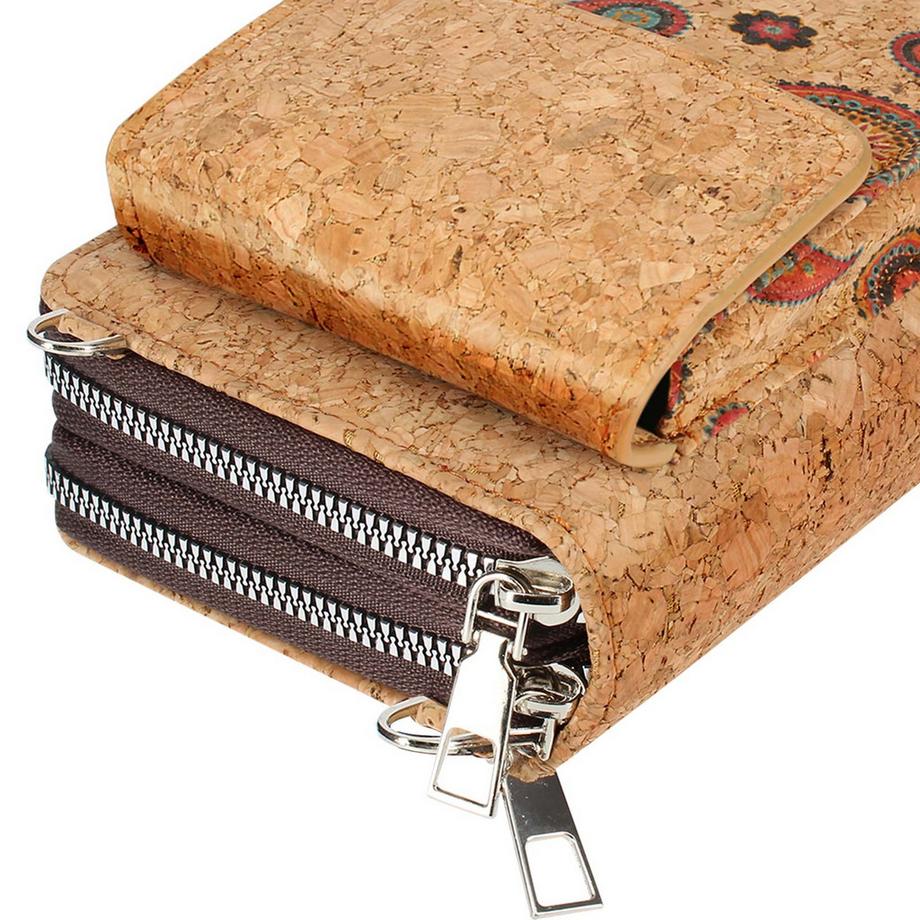 Avizar CorkArt Borsa Telefono Tessuto Sughero  
