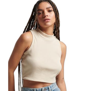 court tanktop mit stehkragen damen