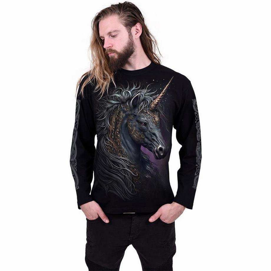 Spiral T-Shirt Manica Lunga Celtic Unicorn  