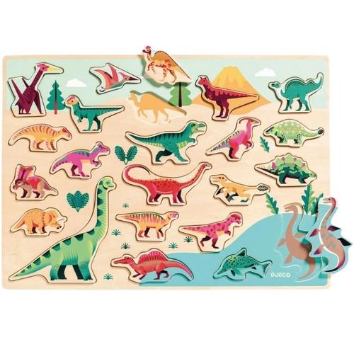 Djeco  Puzzle Dino (22Teile) 