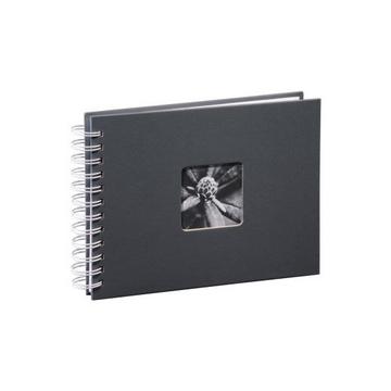 HAMA Spiralalbum Fine Art 2111 240x170mm,grau 25 Blatt, weiss