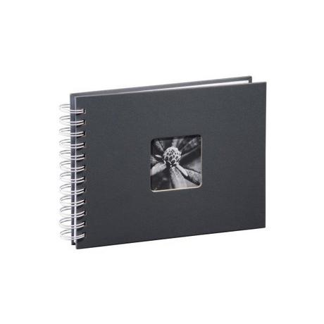 hama HAMA Spiralalbum Fine Art 2111 240x170mm,grau 25 Blatt, weiss  