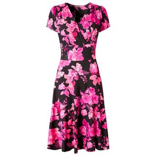 Joe Browns Jerseykleid Winterblumenmuster Wickeloptik  