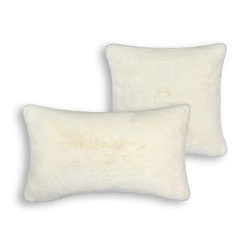 Housse de coussin duveteuse