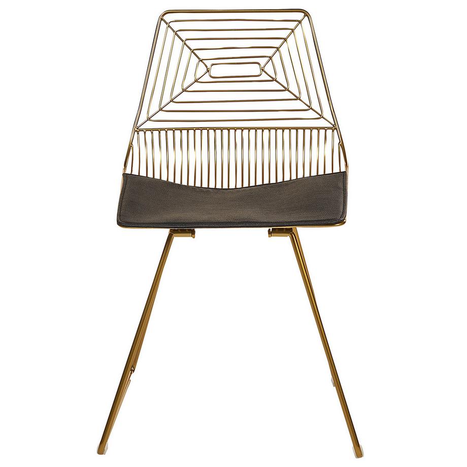 Beliani Set di 2 sedie da pranzo en Acciaio  BEATTY  